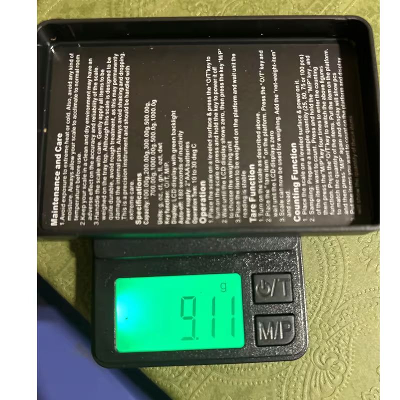 Fickvåg, 500g X 0.01g Precision Gramvåg