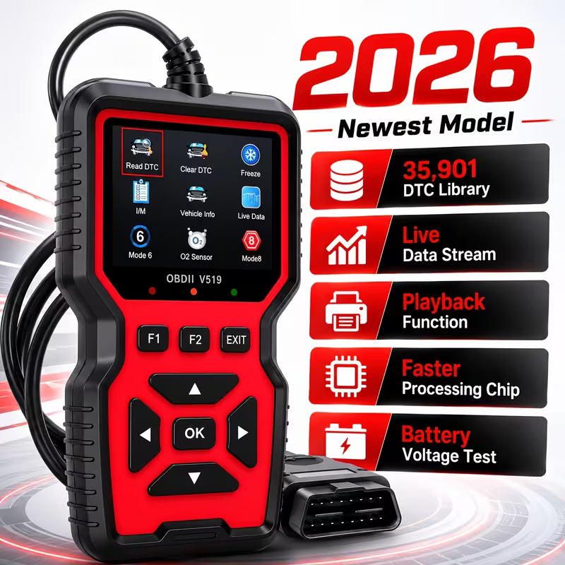 Professionell OBD2-scanner - uppgraderad OBDII + CAN-kodläsare