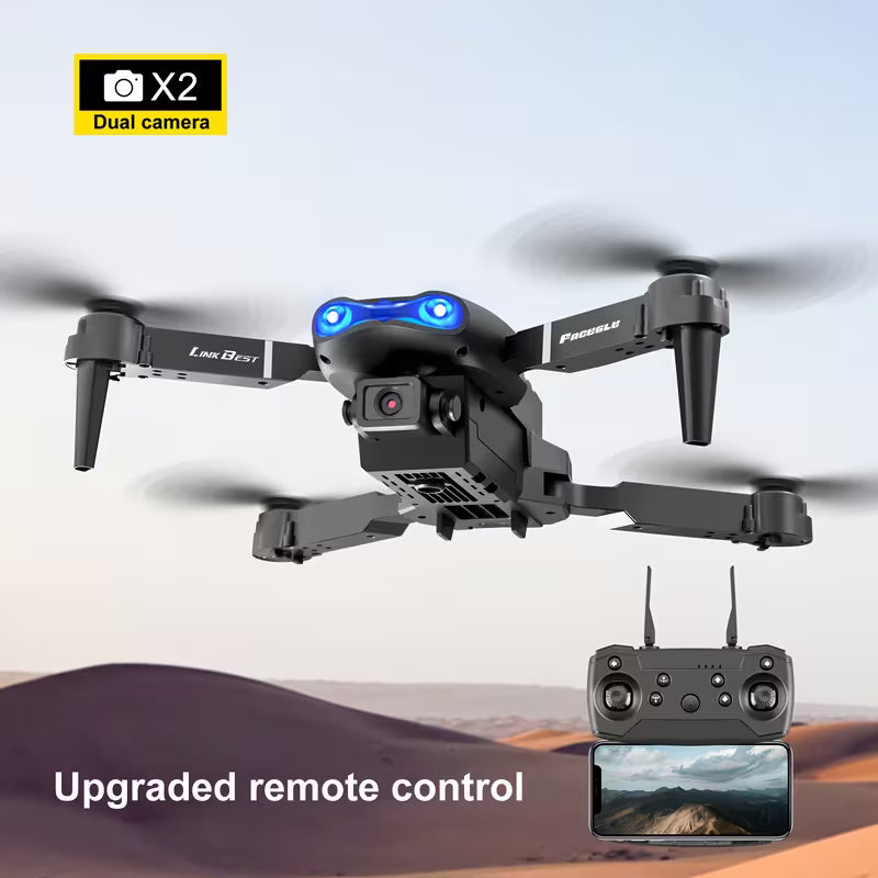 Material Brand New Upgrade E99 dubbelkamera-drone