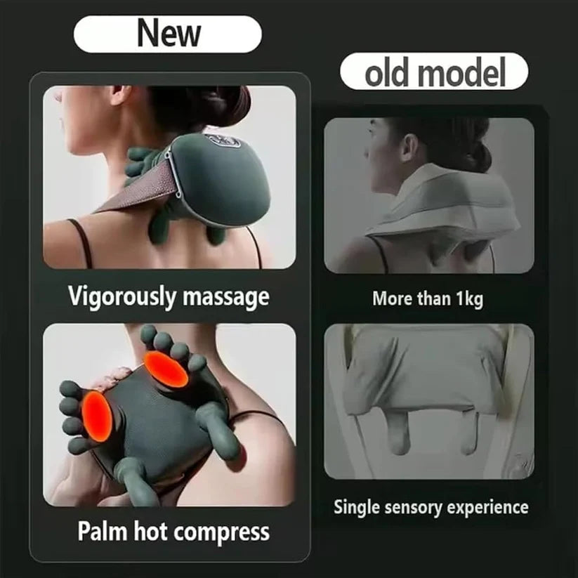 Massageapparat med Djupmassage & 4D-knådning