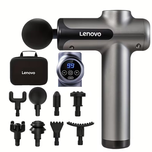 Lenevo massageapparat - tyst drift, 8 tillbehör